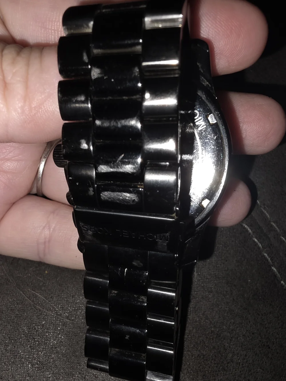Men's Black Michael Kors Chronograph Watch